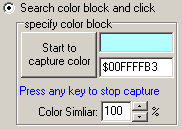 Search color block and click