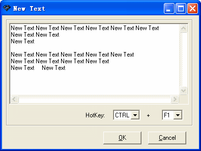 Auto Text Typer define Main Form