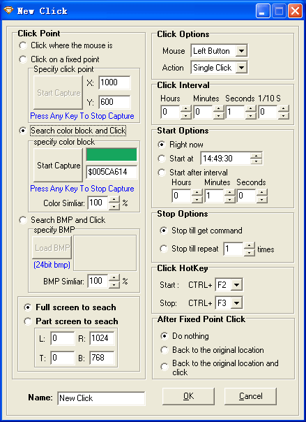 Super Mouse Auto Clicker Main Form